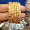 Ping Green Beaded Bangles