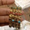 Ping Green Beaded Bangle